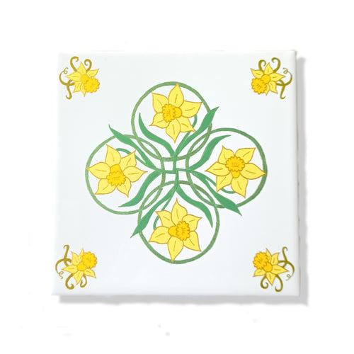 Daffodil Tile - pot stand