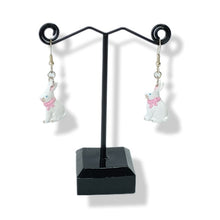 White Bunny Earrings - 2 colour options
