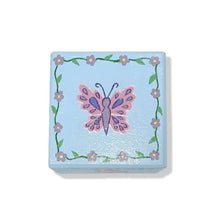 Trinket Box (small Square) - Butterfly design