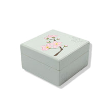 Trinket Box (small square) - Cherry blossom design