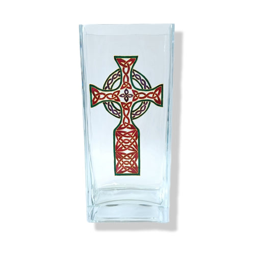 Vase - Celtic cross design