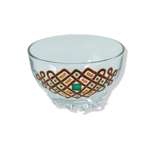 Glass Bowl - Celtic design