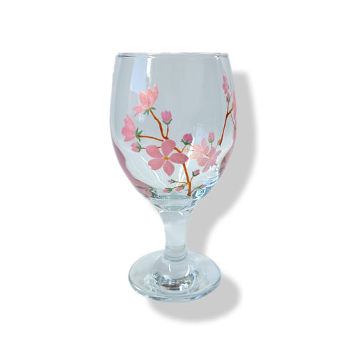 Wine Glass - Cherry Blossom design
