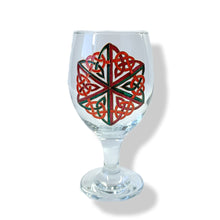 Wine glass - Celtic design - 2 colour options